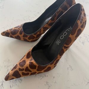 ALDO Animal Print Pointed Heels